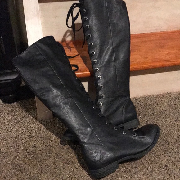 Blowfish Shoes - Blowfish black lace up boots